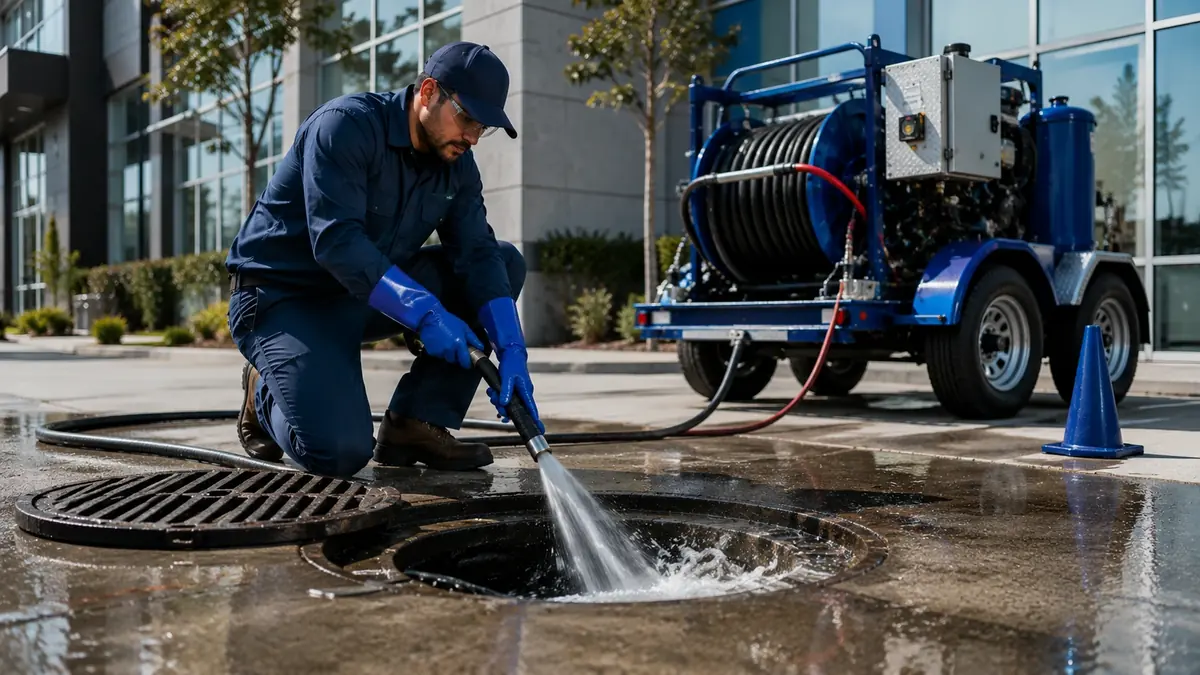 Commercial Hydro Jet Drain Cleaning in Bell Gardens