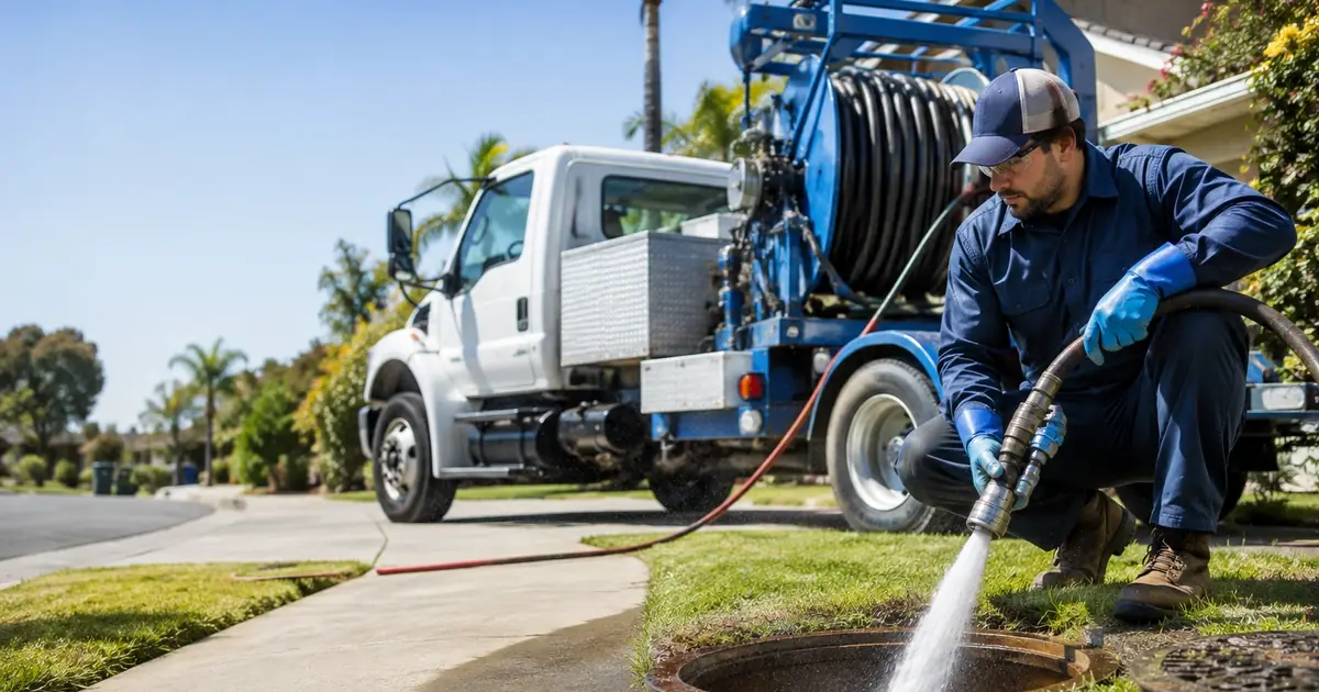 Hydro jet sewer cleaning Bell Gardens