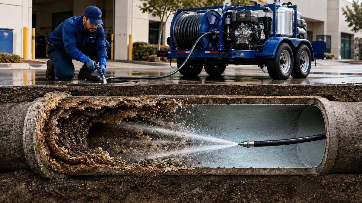 Sewer Pipe Descaling in Bell Gardens