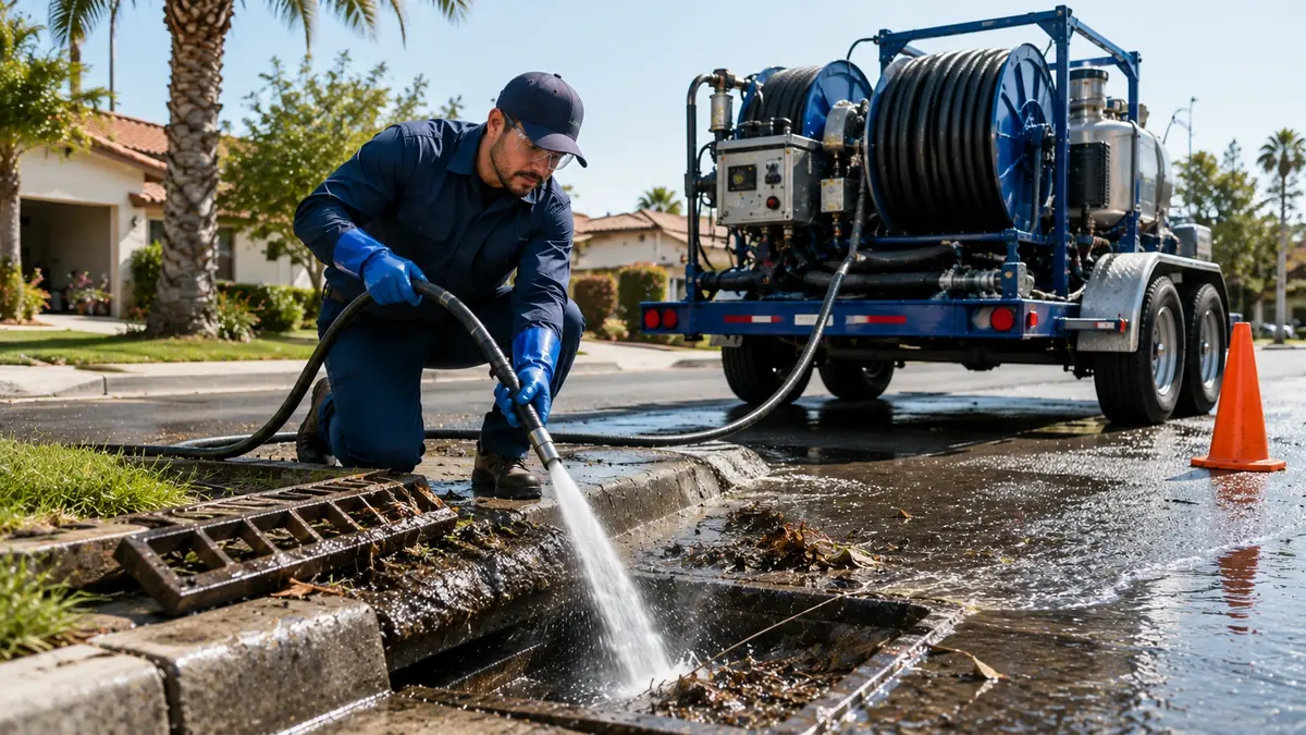 Storm Drain Hydro Jet Cleaning in Bell Gardens